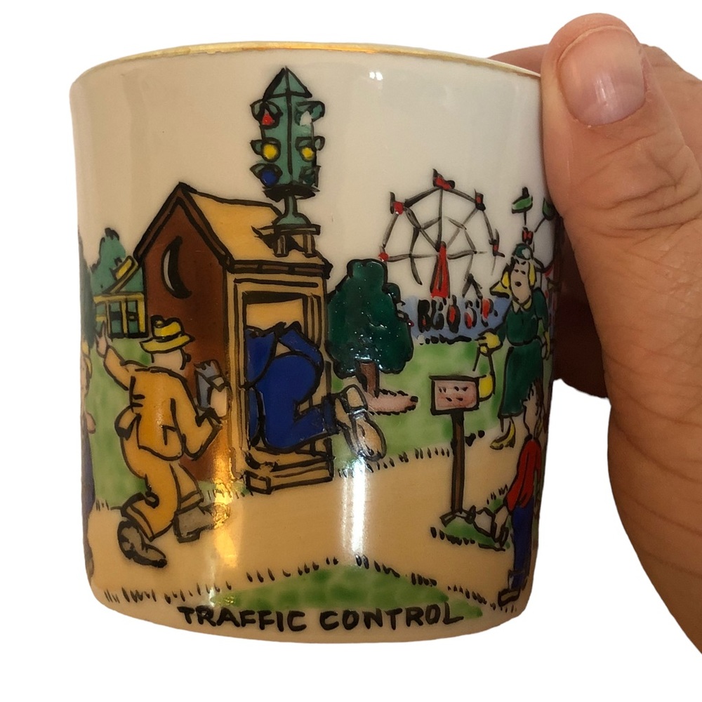 Howard’s Hilarious Traffic Control Outhouse Coffee Mug